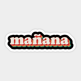 Manana Sticker